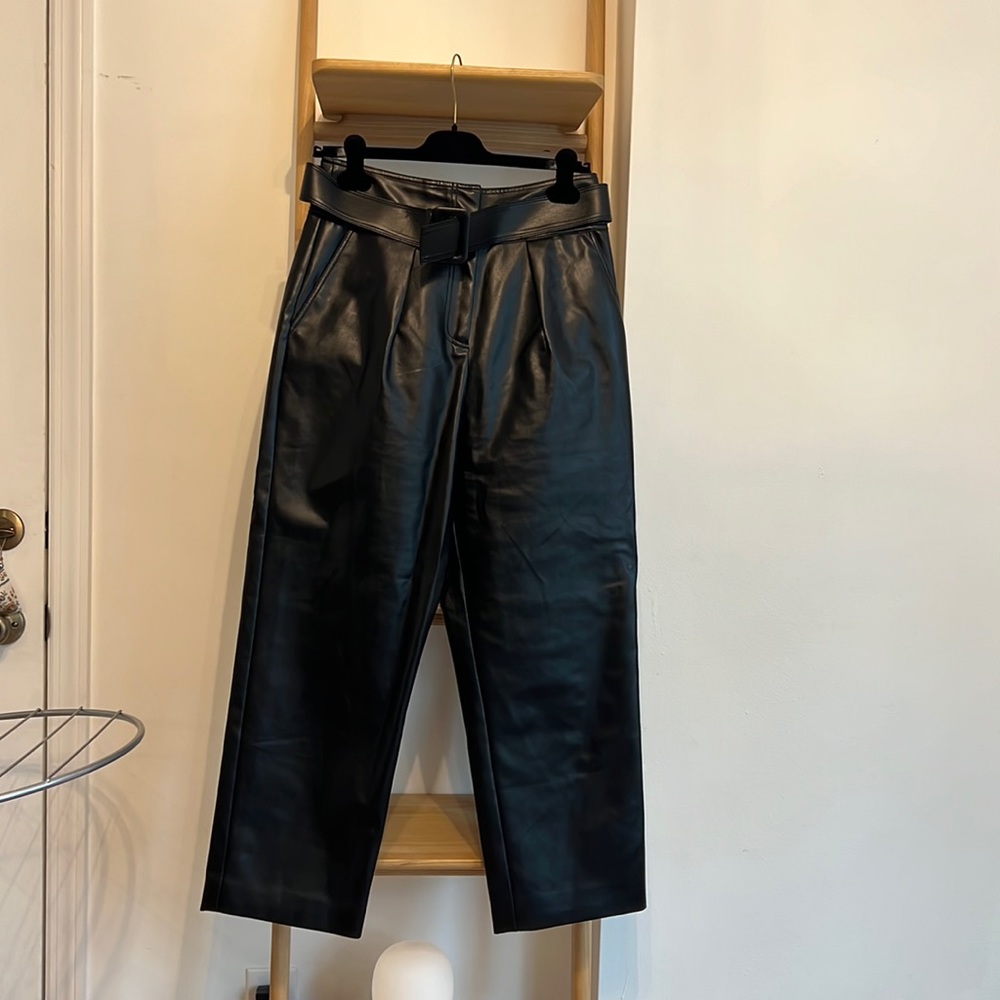 SELF PORTRAIT Faux Leather Pant  6